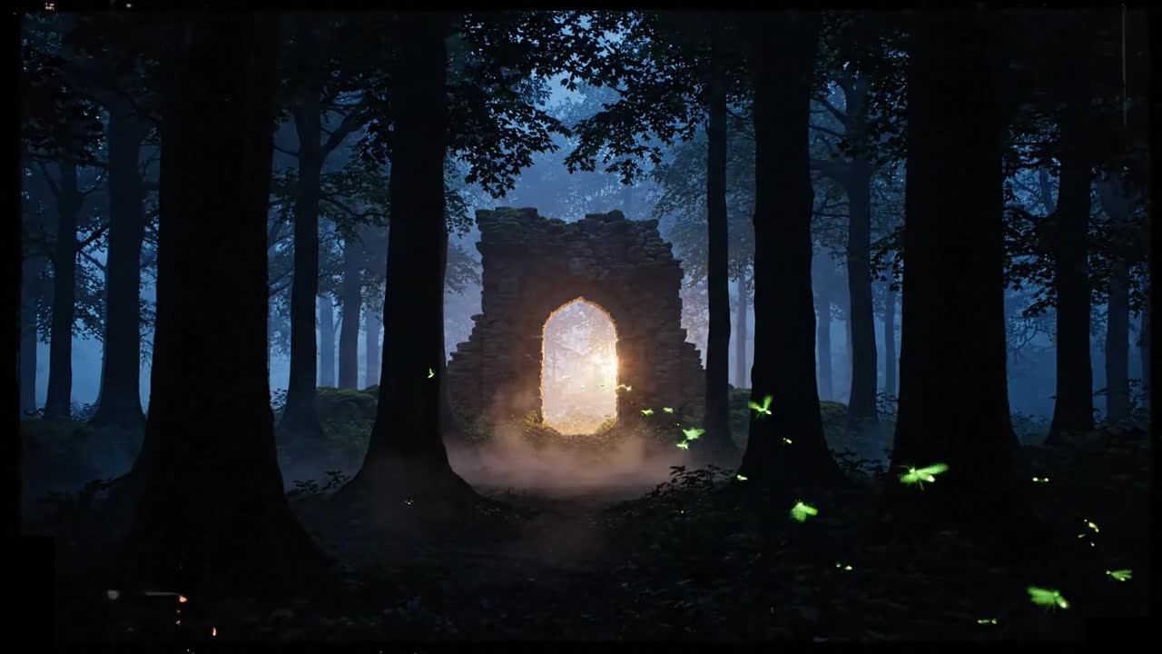 夜明けの森